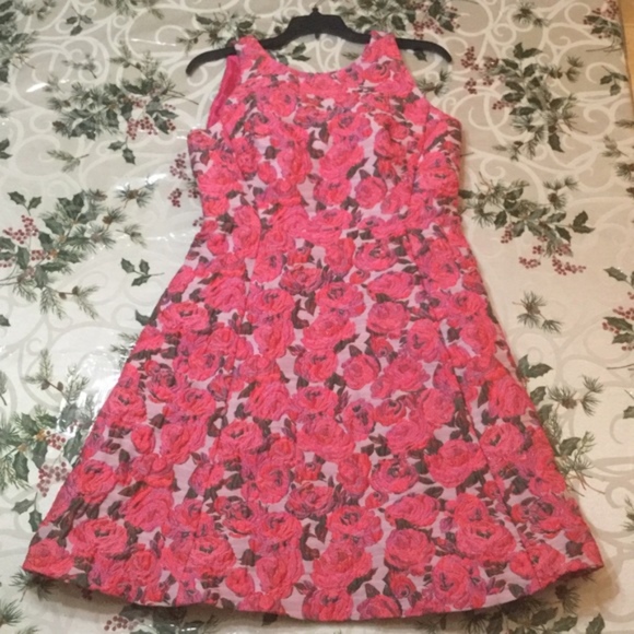 Kate Spade Pink Floral Wedding Dress - Picture 1 of 4